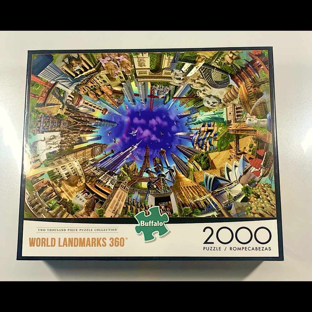 Puzzle, Buffalo Games, “World Landmarks”, 2000 Pieces